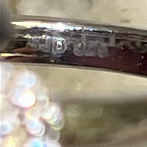 New 18k Rose gold & 925 Sterling Silver Anniversary band. 💍🤍 - Picture 5 of 9